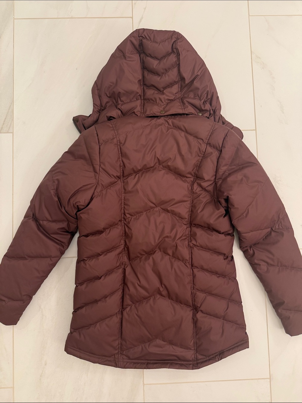 Patagonia Women's Brown Quilted Puffer Coat - Picture 6 of 7